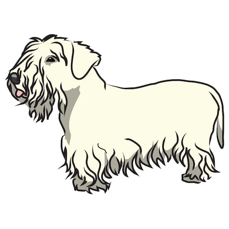 Signmission Sealyham Terrier Dog Decal, Dog Lover Decor Vinyl Sticker D-12-Sealyham Terrier